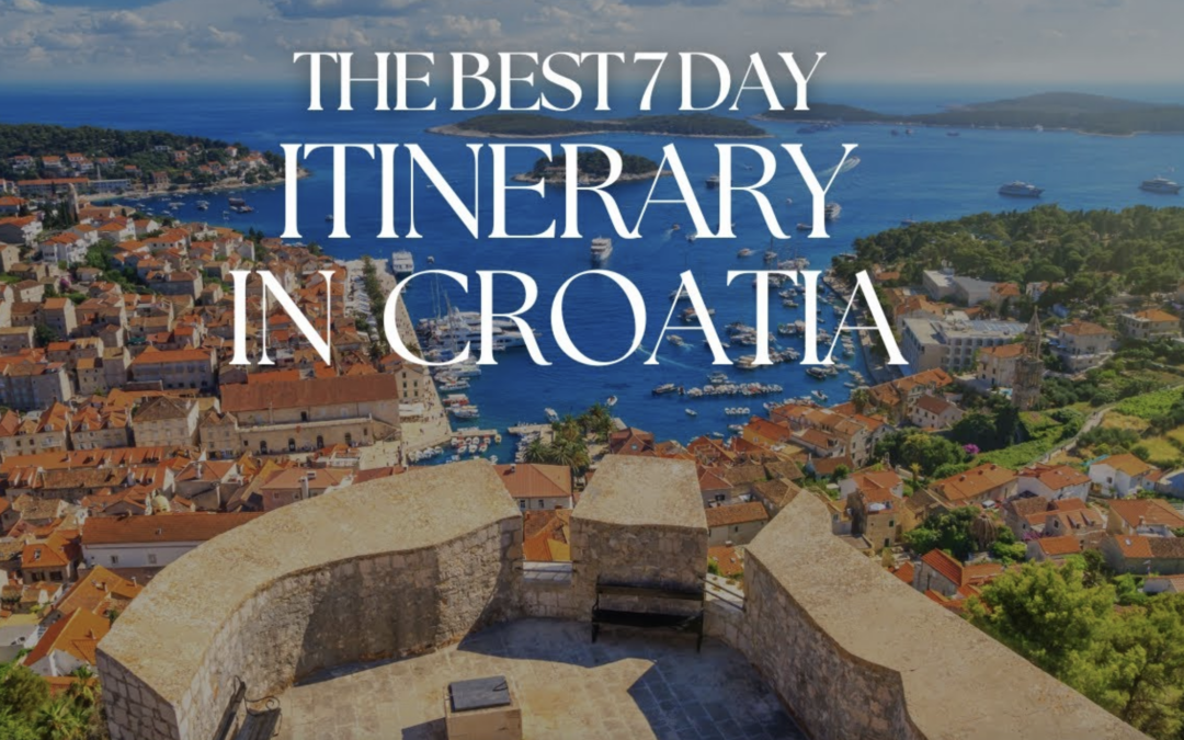 best croatia yacht itinerary