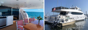 Triple Net 92ft motor yacht for charter in bahamas or chesapeake bay