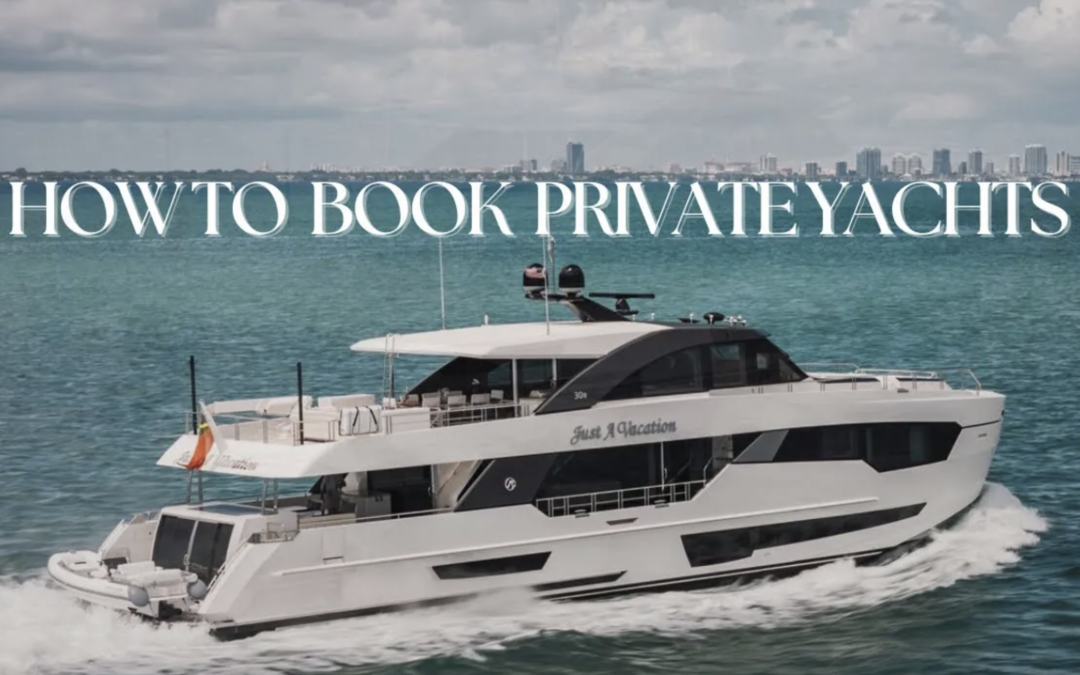 travel agent yacht charters