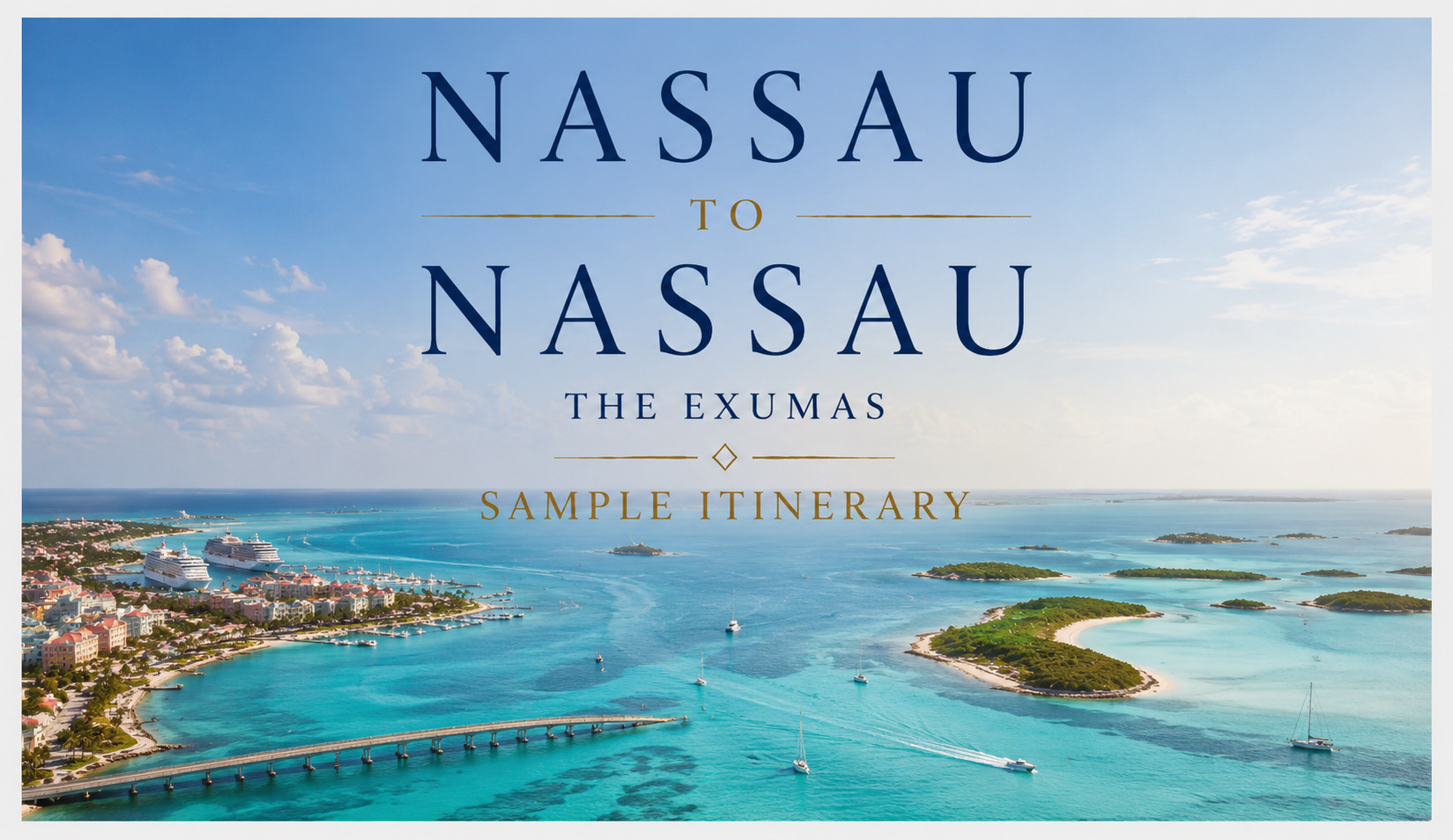 exumas yacht charter itinerary